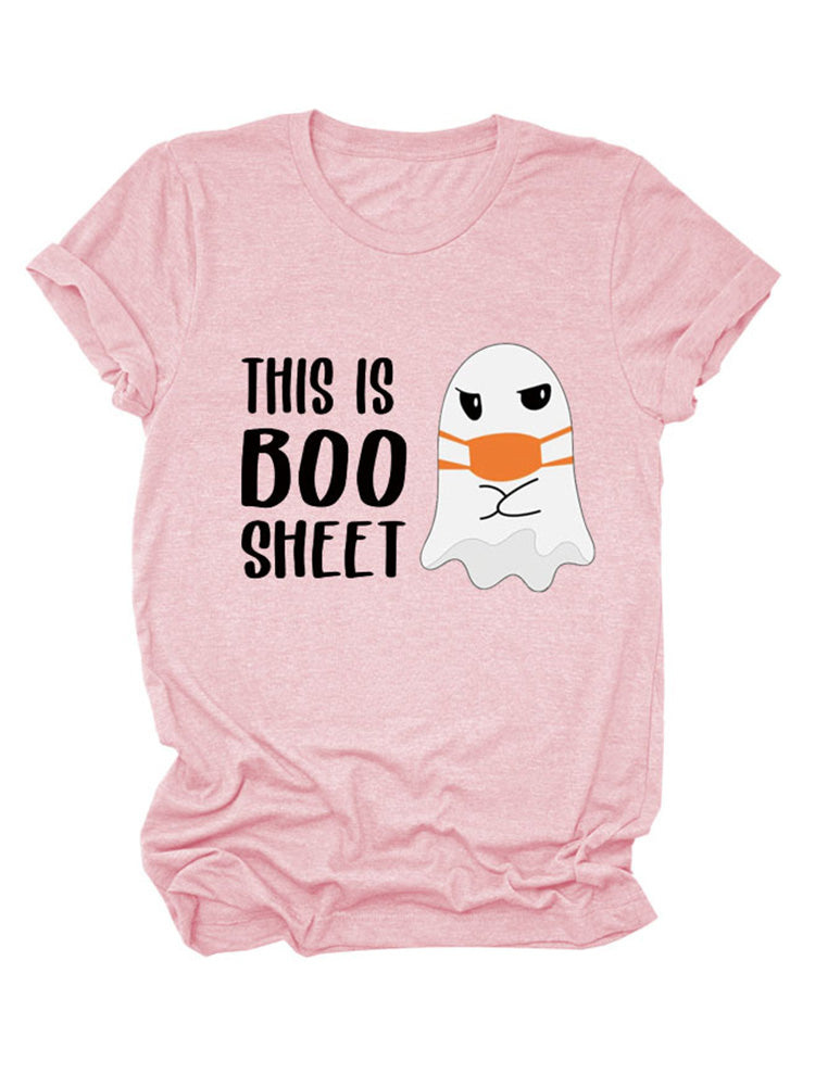 Esta es la camiseta de Boo Sheet