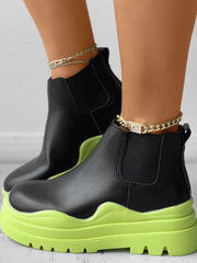 Chunky Soled Flatform Boots