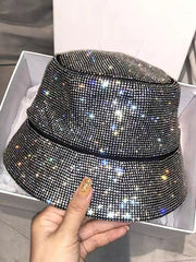 Rhinestone Bucket Hat