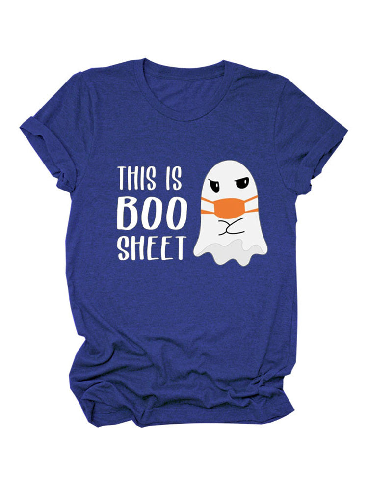 Esta es la camiseta de Boo Sheet