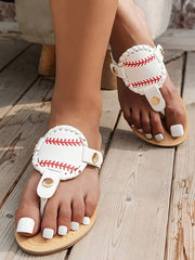 Sandalias tipo chanclas de béisbol