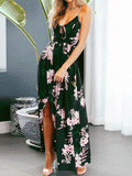 Print Spaghetti strap Maxi Dress