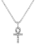 Rhinestone Cross Necklace