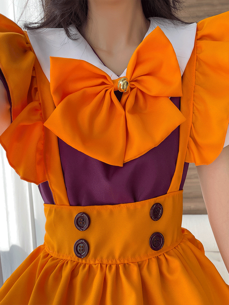 Halloween Pumpkin Maid Dress