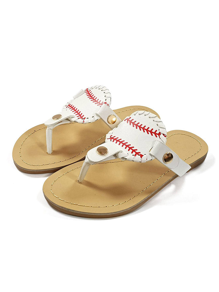 Baseball Flip-Flop Sandals