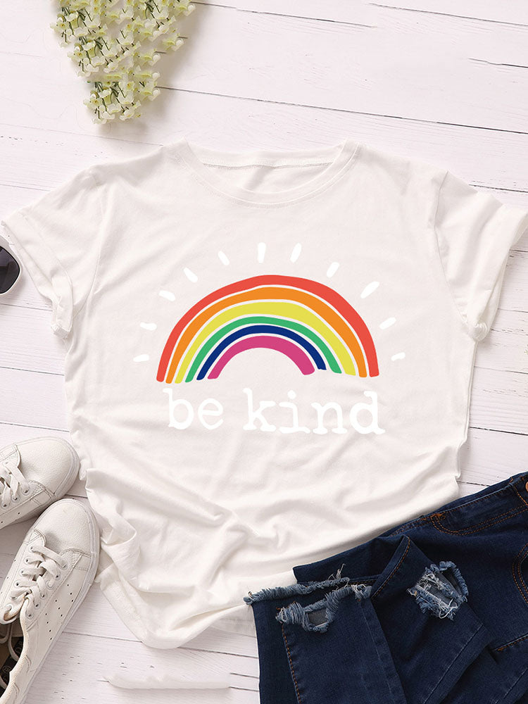 Be Kind Rainbow Tee