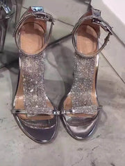 Bling Crystal Heels Sandals