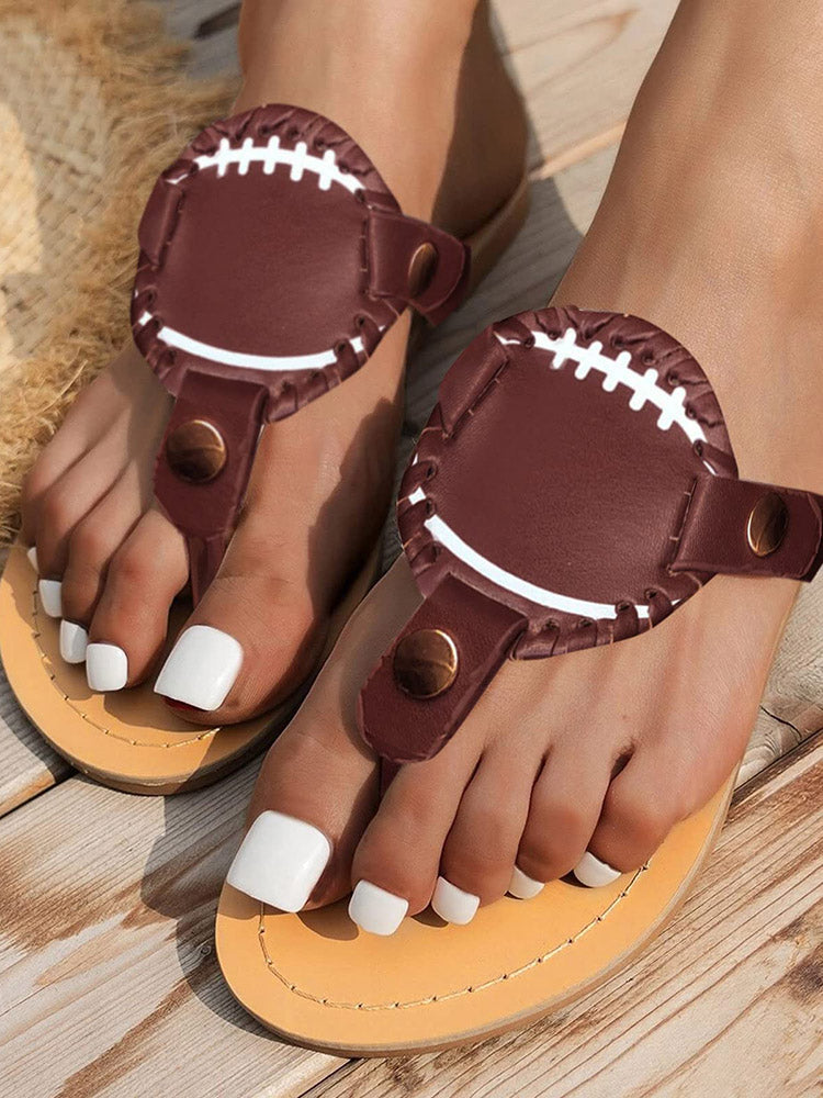 Sandalias tipo chanclas de béisbol