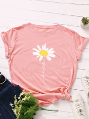 Daisy Print Casual Top