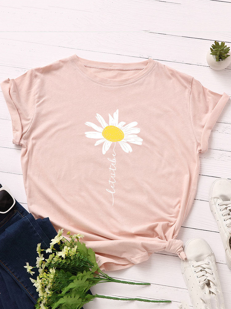 Daisy Print Casual Top