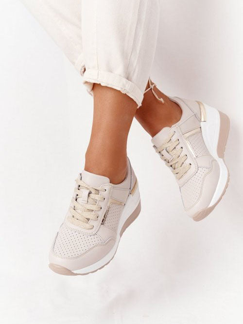 Lace Up Breathable Sneakers