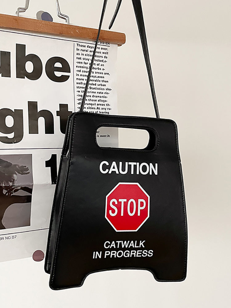 Warning Sign Design Bag