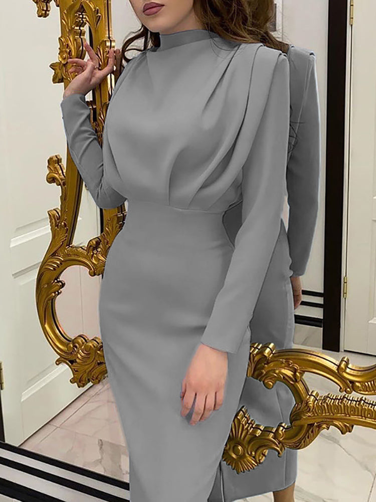 Elegant Bodycon Midi Dress