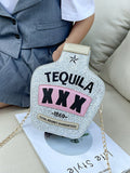 Letter Bottle Crossbody Bag