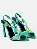 Point Toe Knot Heels