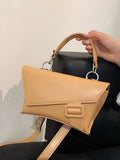 Retro Solid Color Leather Bags