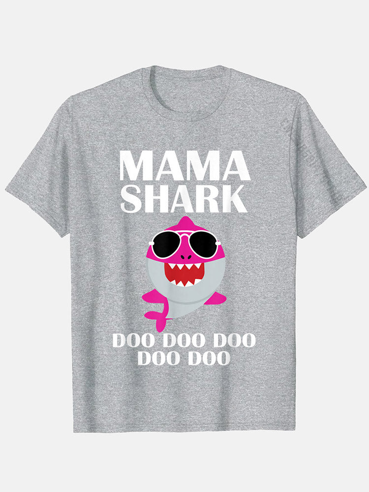 Camiseta de Mama Shark Doo