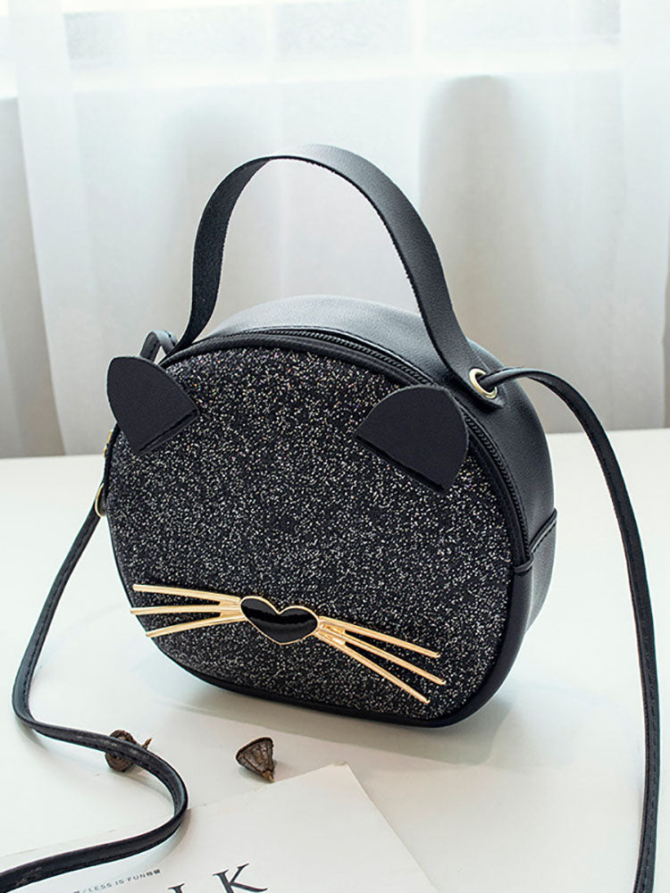 Cute Kitty Cat Crossbody Bag