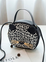 Lindo bolso bandolera con forma de gatito