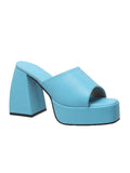 Square Toe Chunky Heel Sandal