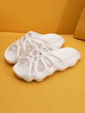Solid Color Hollow Out Slippers