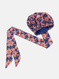 Printed Double Layer Satin Headwrap