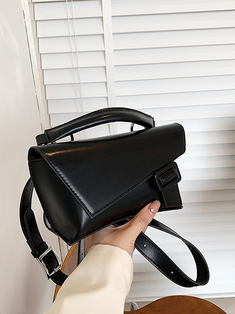 Retro Einfarbige Ledertaschen