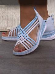 Casual Multi-Wedge Sandals