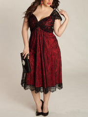 Elegant Lace Nightwear Dress