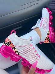 Air Cushion Flower Sneakers