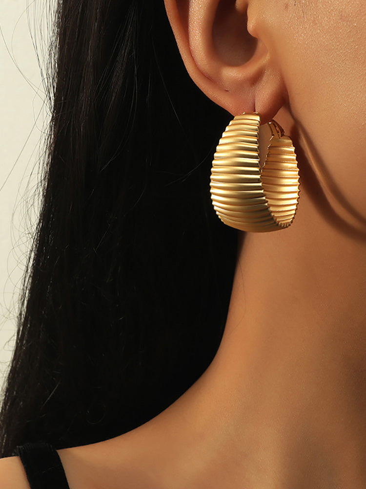 Gold Hoop Earrings