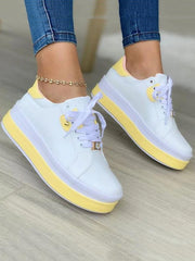 Color Block Lace-up Sneaker