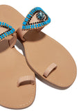 Evil Eye Slip On Sandals