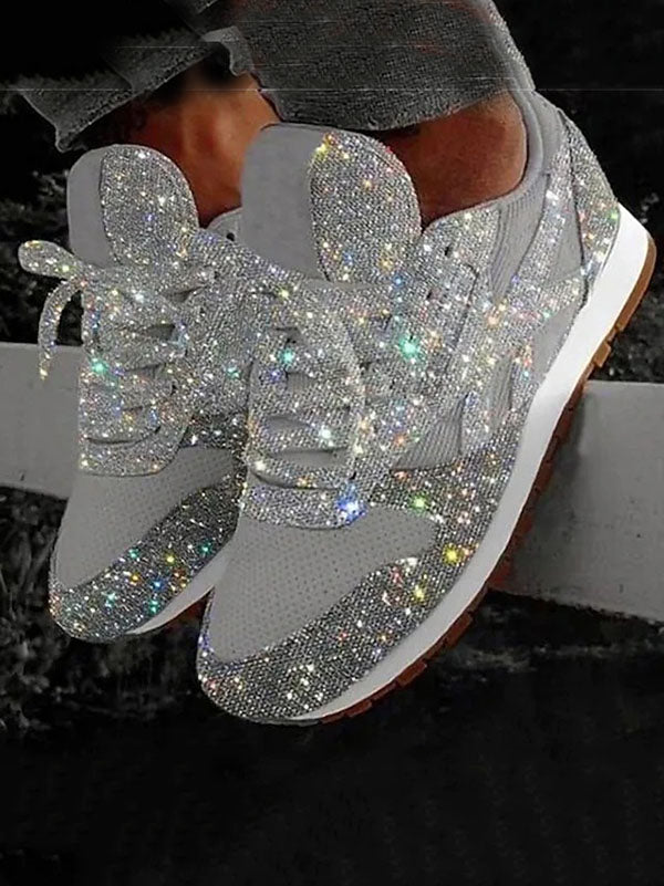 Casual Glitter Breathable Sneakers